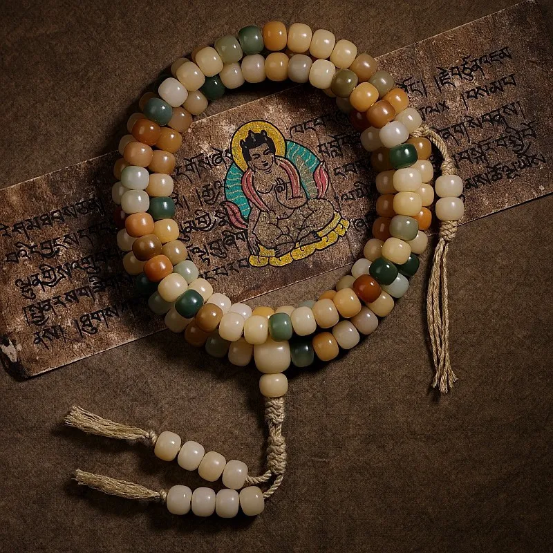 Bracciale Originale Duobao Bodhi Ecologico, per serenità e prosperità. Un gioiello buddista unico per attrarre fortuna e raggiungere l'equilibrio interiore.