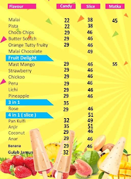 Yaaran Di Kulfi menu 1