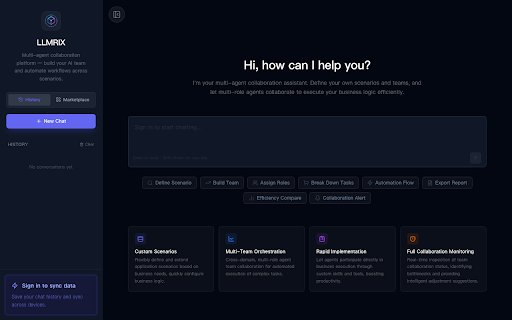 LLMRIX Harness Agent screenshot 2