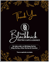 THE BLACKBRICK RESTRO CAFE & LOUNGE menu 2