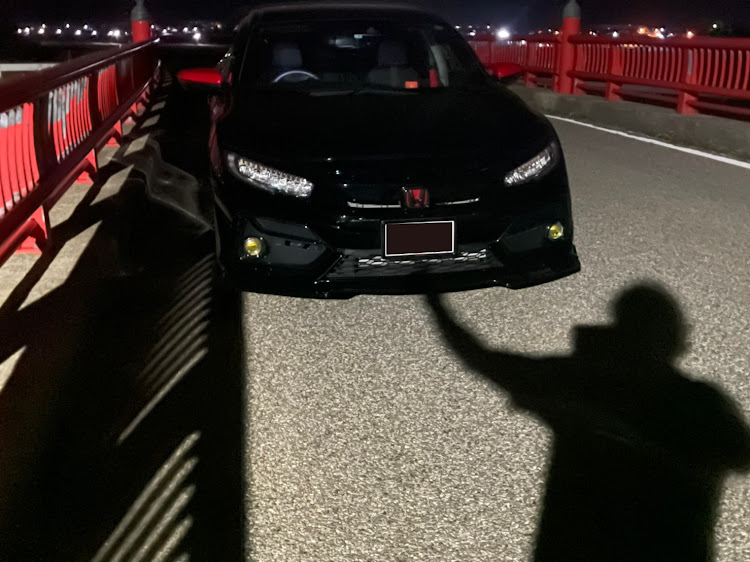 シビックの中能登・夜中のドライブ・夜中の撮影会・バカボンパパに関するカスタム事例の投稿画像2枚目