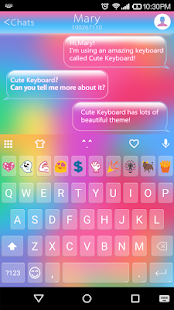 Rainbow Love Emoji Keyboard