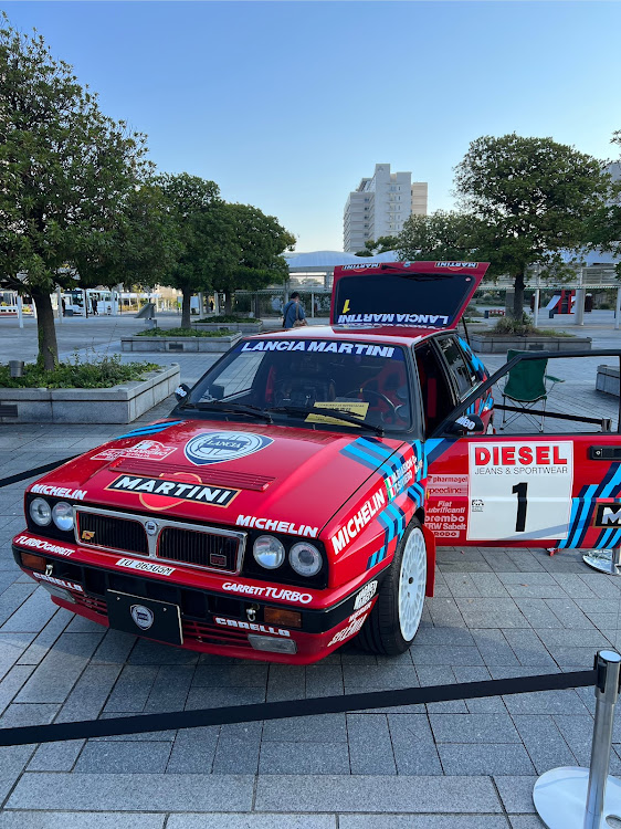 デルタのLANCIA  DELTA integrale 16V・MARTINI・レプリカカラー・JAPAN MOBILITY SHOW 2023・ベルトパーティションに関するカスタム事例の投稿画像1枚目