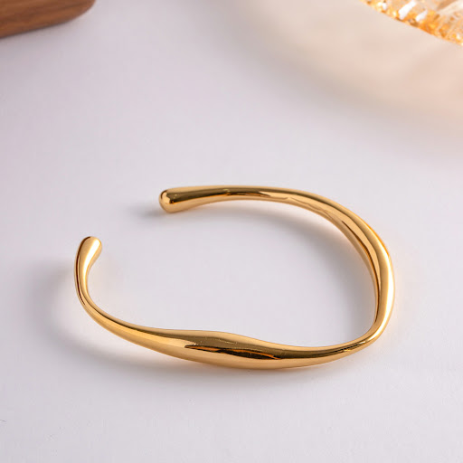 Title 4, Womens Plated Stainless Steel Bracelet A styli...