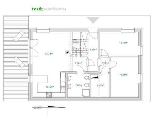 Ekotypowy 17 - Rzut parteru