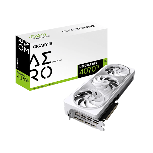 Card màn hình GIGABYTE GeForce RTX 4070 Ti AERO OC 12G 12GB GDDR6X (N407TAERO OC-12G)