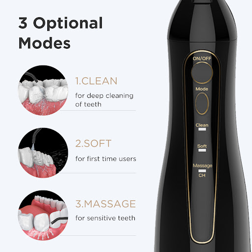 Title 4, Portable Household Oral Irrigator 7 Nozzle Dent...