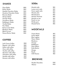 The Tiny Cafe menu 1