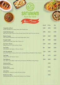 Satvikam menu 2