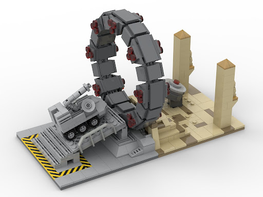 Title 3, Moc-27131 Space War Stargate Command Model, Sta...