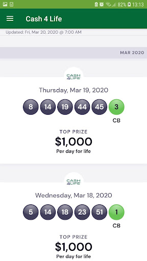 nj cash for life results