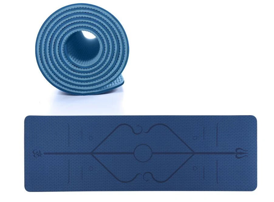 Title 5, TPE Yoga Matı Kaymaz Halı Çevre Dostu Fitness 1...