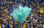 Mamelodi Sundowns fans enjoy the occasion.