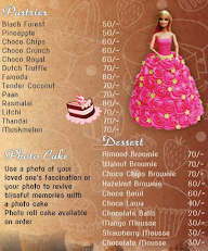 Oven Bliss The Art Of Cake menu 1