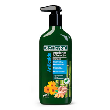 Shampoo Anticaída Bioherbal x 400 ml  