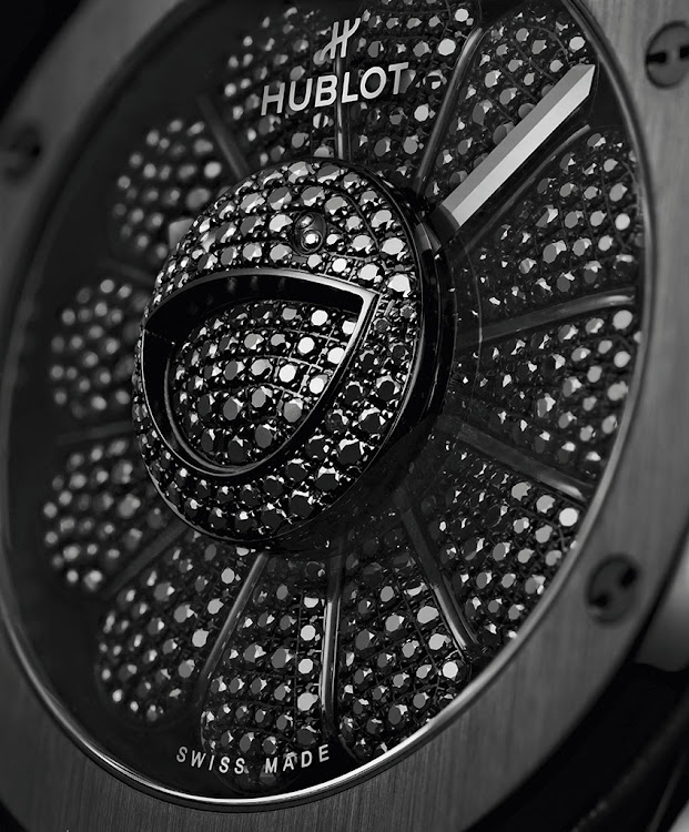 Up close: Hublot's Classic Fusion Takashi Murakami All Black.