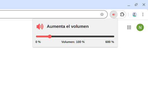 Aumenta el volumen