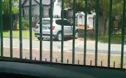 A screengrab from a video taken on Sunday afternoon showing a gang robbing a house in Eden Glen, Johannesburg. The man who filmed the video was shot once after the gang seemingly spotted him taking the video.