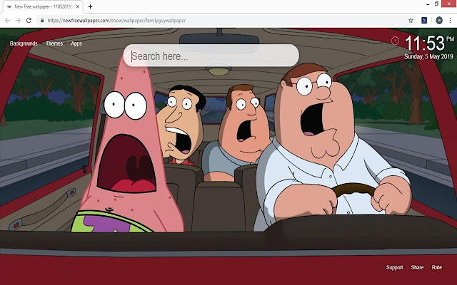 Family Guy Wallpaper HD New Tab Themes