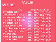 Cake Star 24X7 menu 1