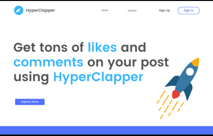 HyperClapper - Engagement Tool with Chat GPT small promo image