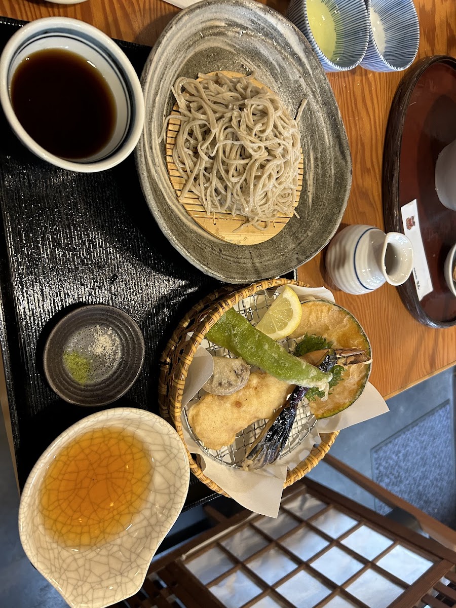 Gf soba & tempura set