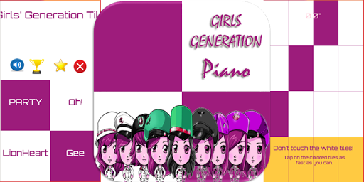 Girls Generation Piano Tiles