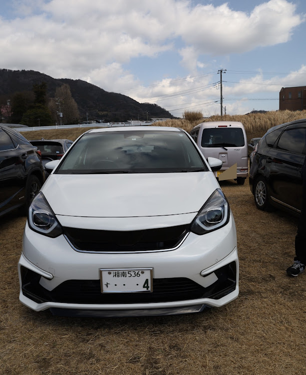 フィットの無限MUGEN・ノブレッセ マークレスグリル・M8R・河津桜・松田町に関するカスタム事例の投稿画像1枚目