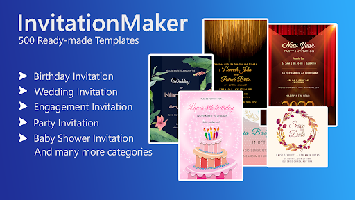 Screenshot Invitation card Maker, Design