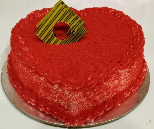 Red Velvet Heart Shape Cake