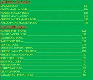 Vanakkam menu 1