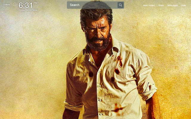 Logan Movie Wallpapers Theme New Tab