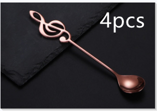 Rose gold 4pcs