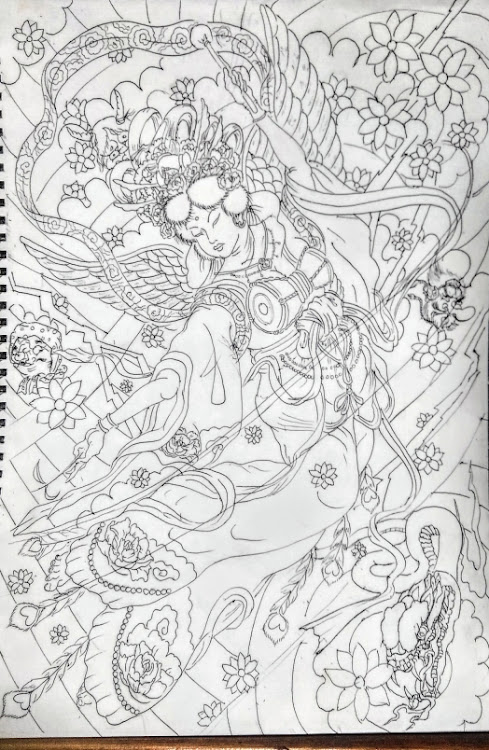 LoNG卯吉さんが投稿した車じゃなくてごめんなさい・刺青・下手くそ・絵画・暇つぶしの投稿に関するカスタム事例の投稿画像3枚目