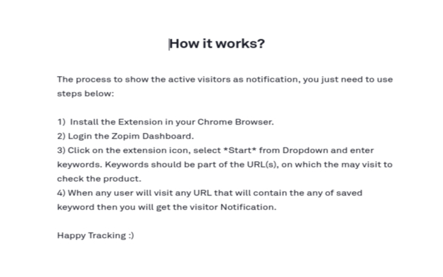 Zendesk / Zopim / Tawk.to Visitor Alert