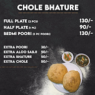Shyamji's Chole Bhature menu 1
