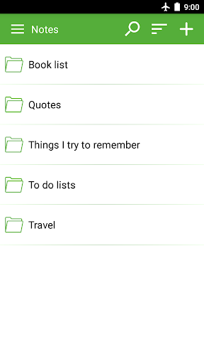 Screenshot Notepad notes, memo, checklist