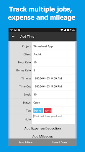 Download Timesheet Time Card Work Hours Work Log Free For Android Timesheet Time Card Work Hours Work Log Apk Download Steprimo Com