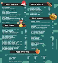 The Hungernator menu 2