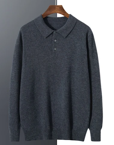 Camisa de Base Tricotada Casual Mas - 3