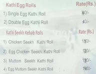 Kathi Roll menu 2