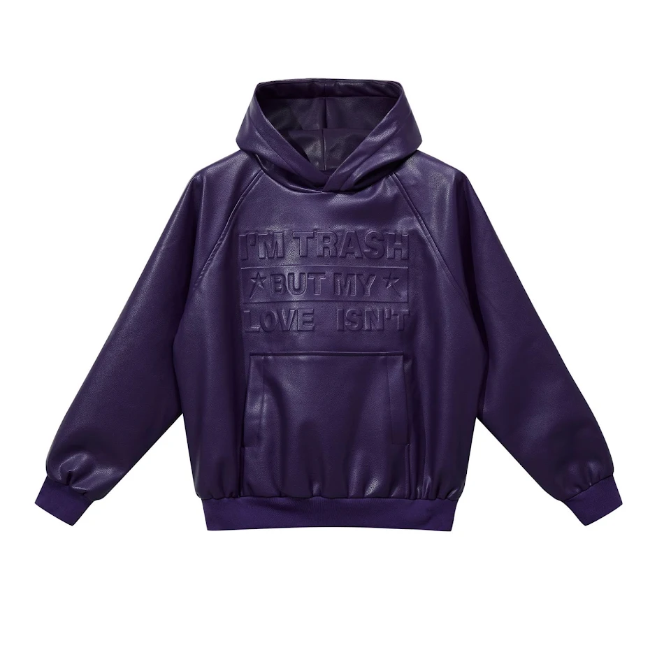 Sweat Street Tide pour homme avec lettres en relief. Confort et style assurés pour un look décontracté et moderne au quotidien.