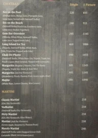 The Gem Bar & Restaurant menu 5