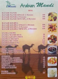 Arabian Mandi menu 2