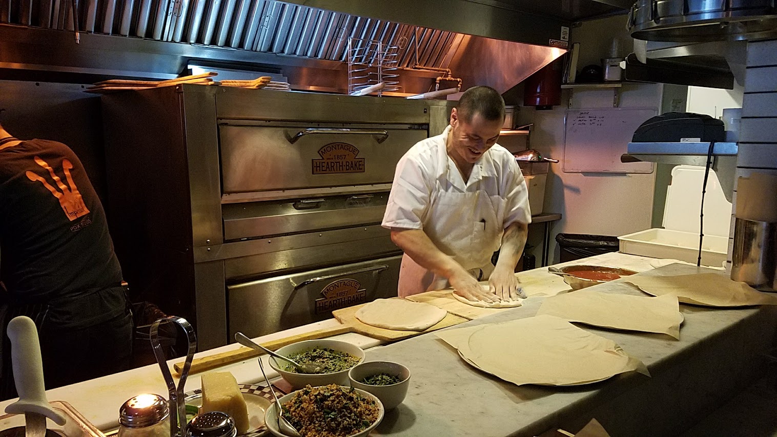 Inside Crown PDX in Portland, helmed by third generation pizzaiolo Vinny Manna.