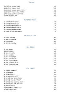 Chaudhary Foods menu 2