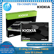 Ổ Cứng Ssd Kioxia 240Gb Sata Iii 2.5Inch - Hàng Chính Hãng Fpt Phân Phối