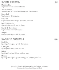 Citrus - The Leela menu 1