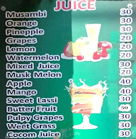 Juice Corner menu 3