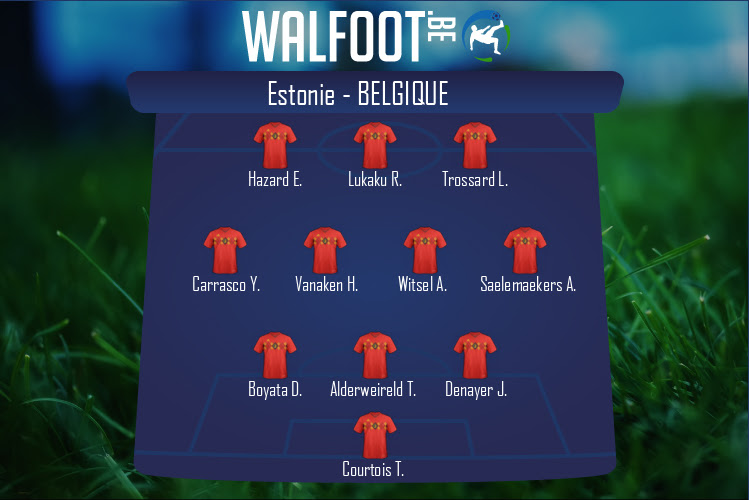 Composition Belgique | Estonie - Belgique (02/09/2021)